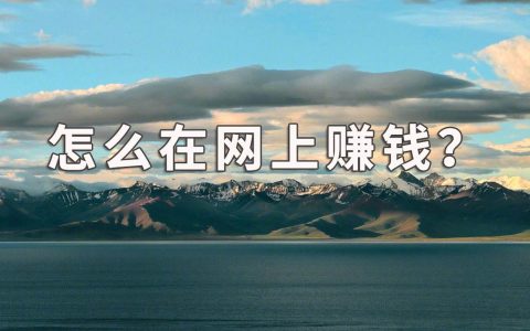 怎么能在网上赚钱,怎样可以在网上赚钱